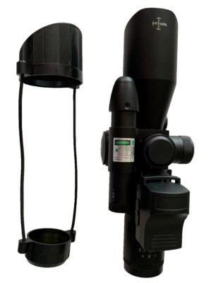 2.5-10x40 Combo Rifle Scope With Mini Reflex 3 MOA Red Dot Sight and Green Laser
