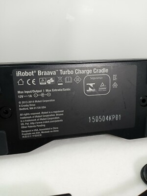 ぽめランラン　iRobotBraavaTurboChargeCradle Genuine Original OEM iRobot Braava Turbo Charge Cradle 12v-1a with