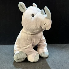 Kohl's Cares Rhino Rhinoceros 14" Plush Stuffed Animal Toy No Tush Tag