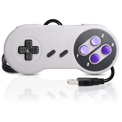 For Raspberry Pi PC Mac Linux USB SNES Controller Gaming Wired Joypad Joystick