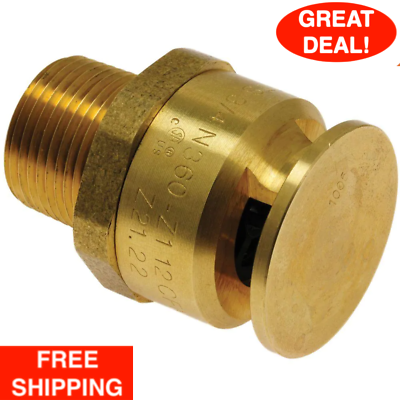 #ad #ad VACUUM RELIEF VALVE Marathon Water Heaters Negative Pressure Release Solid Brass $35.93