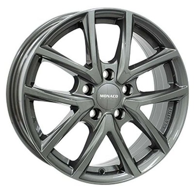 1x MONACO WHEELS MONACO CL2 anthracite dark 6.5Jx16 5x114.3 ET40