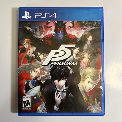 Persona 5 (PlayStation 4) With Mint Disc Ps4