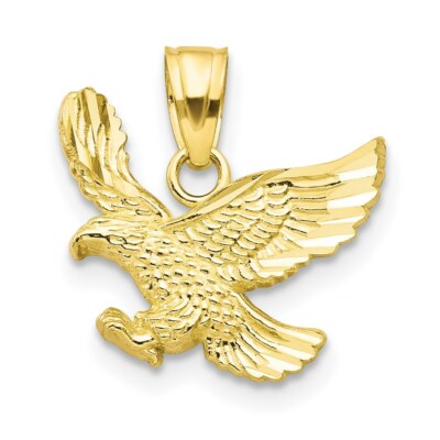 Echter 10kt Gelbgold Adler Charm
