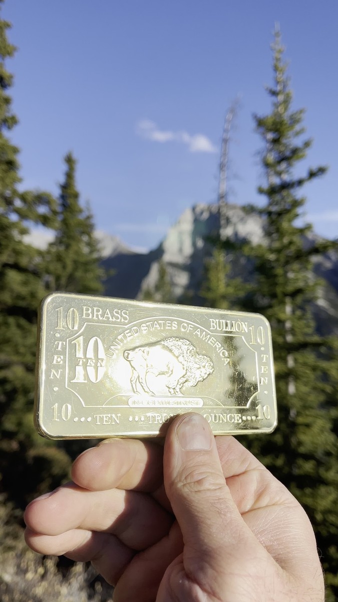 10 oz Brass Bar - American Buffalo CMC Mint - 10 Troy ounces (311