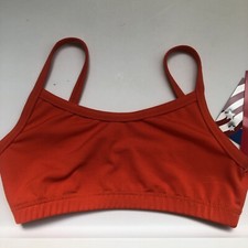 Motionwear Girls Child Orange Cami Bra Top Dance Acro Gymnastics 3125 Sz MC 8-10