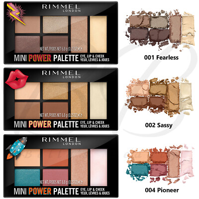 RIMMEL Mini Power Palette 6,8g AUSWAHL *001 Fearless / 002 Sassy / 004 Pioneer*