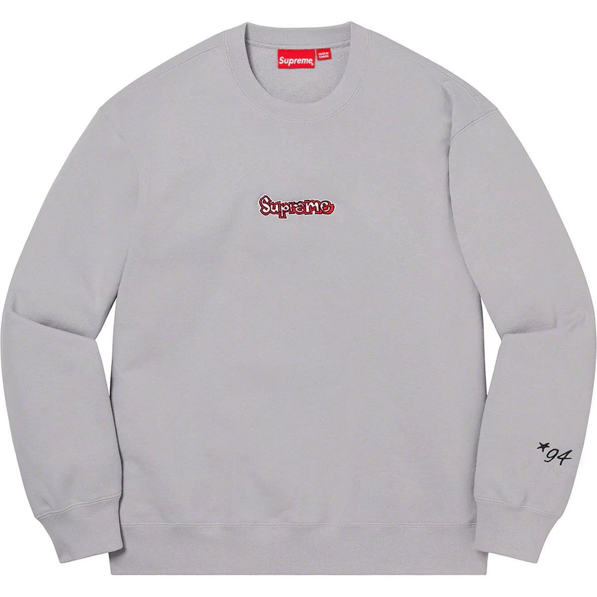 Supreme Box Logo Crewneck Sweatshirt Supreme Ash Grey Crewneck