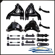 17pcs Front Lower Control Arms Tie Rod For 1996-02 Chevy Express 1500 2500 2WD