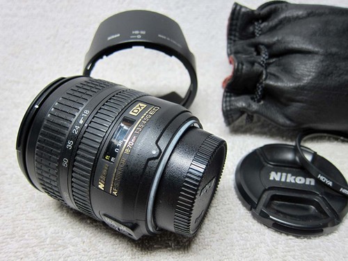 Nikon AF-S DX Nikkor 18-70mm f/3.5-4.5 G ED SWM IF Lens w/ HOOD, Pouch. SLR DSLR - Picture 3 of 12