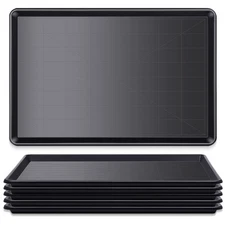 6 Pcs 35 × 23.6 Inch Tray for Large Dog Plastic Dog Crate Pan Crate Bottom Li...