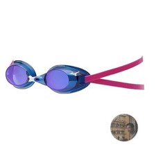 Mizuno N3JEC571 Swim Goggles Navy Purple Mirror Unisex Non-Cushion New Japan
