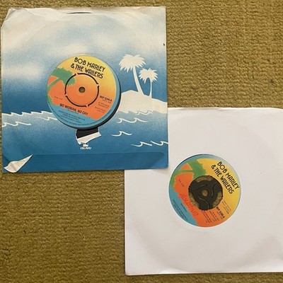 Bob Marley And The Wailers No Woman No Cry Exodus UK 45 2x7'' single VGC