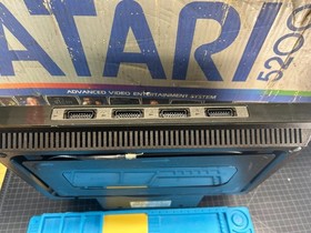 Atari 5200 4 Port Console, Rebuilt Controller, Power Mod, 2 Games in Box TESTED