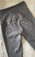 Beyond Yoga Leggings 'Twinkle' High Rise Stone Gray Gunmetal Shimmer Size XS