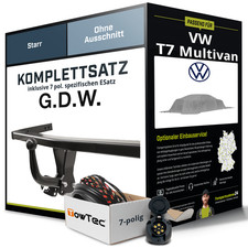 Für VW T7 Multivan STM, STN Anhängerkupplung starr +eSatz 7pol 08.2021-jetzt NEU