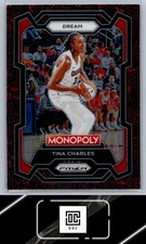 2024 Panini Prizm Monopoly WNBA #71 Tina Charles Classic Icons Red Prizm