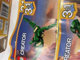 LEGO Creator 3-in-1 Mighty Dinosaurs 31058 T-Rex Triceratops Pterodactyl w/ Box