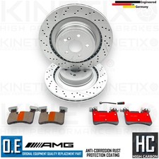 Für Mercedes C63 AMG Black Series C204 Ha Bremsscheiben Apec Beläge Sensor 360mm