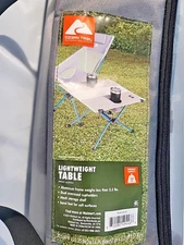 🔥NEW🔥 Ozark Trail Ultralight Camp Table With Carry Bag - 21.2" x 20.7" x 14.8"