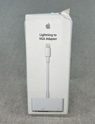 Genuine Apple Lightning to VGA Adapter OEM MD825ZM/A iPhone iPad Brand New