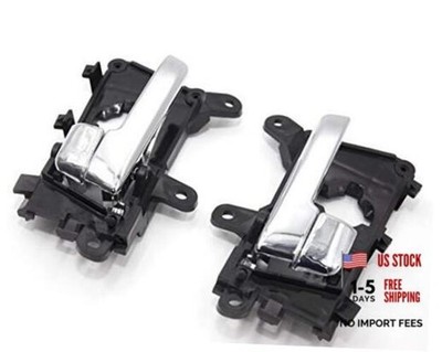 Interior Inside Front LEFT RIGHT Pair 2Pcs Chrome Door Handle 826102T010 