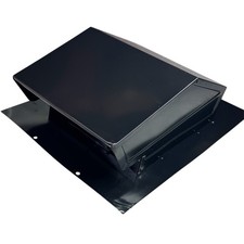 Broan 634 Roof Vent Cap Black Steel 3-1/4x10 or 8  Round Duct Some Dents 