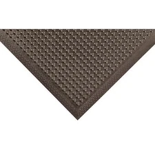 Condor 39R818 Antifatigue Mat, 3 Ft. L X 2 Ft. W, 1/2" Thickness, Rubber,