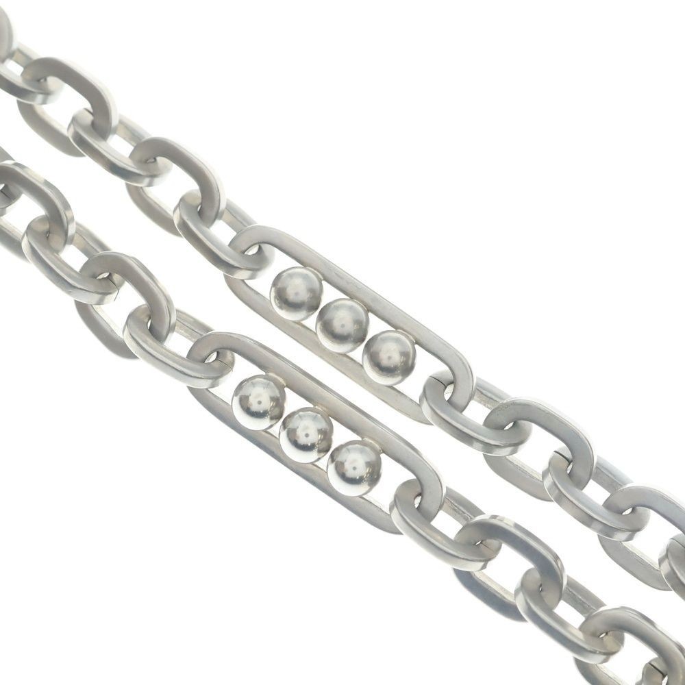 PRADA Chain Jewel Ball Necklace, Silver Used | eBay