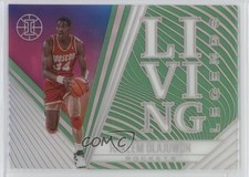 2020-21 Panini Illusions Living Legends Emerald Hakeem Olajuwon #9 HOF un2