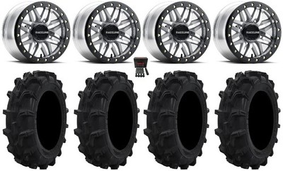 Raceline Ryno Bdlk 14'' Wheels Mh 29'' Mud XC Tires Textron Wildcat XX
