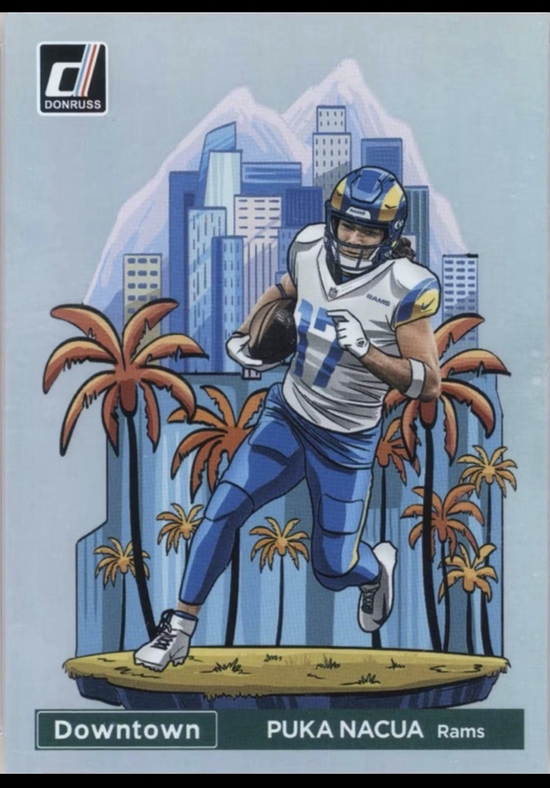 Puka Nacua Downtown Case Hit SSP 2024 Donruss #20