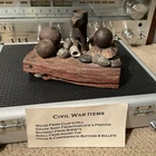 Authentic Civil War Display Bullets, Grape Shot, Culp’s Wood, Buttons, More