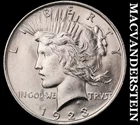 1923 Peace Dollar- Choice Gem Brilliant Uncirculated Luster- No Reserve #J9434