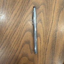 penna stilografica a croce argento vintage 