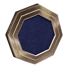 Antica Cornice Portafoto Argento 800 Ottagonale 5,5x5,5 cm Vintage Made in Italy