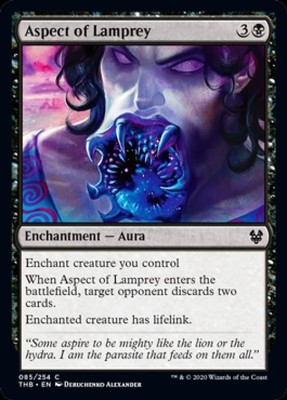 Aspect of Lamprey -Foil Near Mint MTG Theros Beyond Death