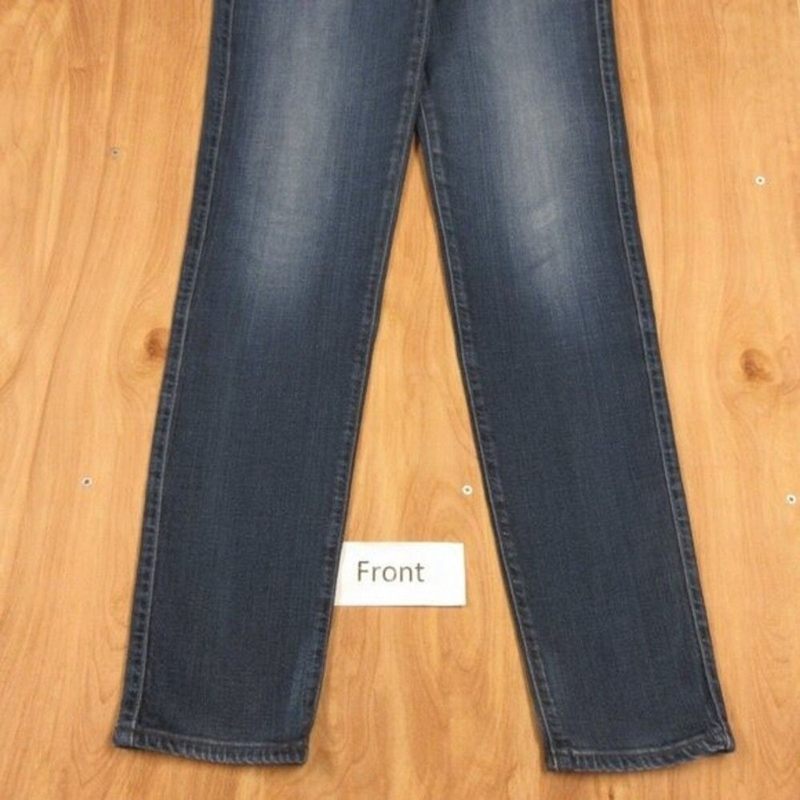 AG ADRIANO GOLDSCHMIED The Prima Mid Rise Cigarette Leg Denim Jeans Sz 30 (31.5) thumbnail 2