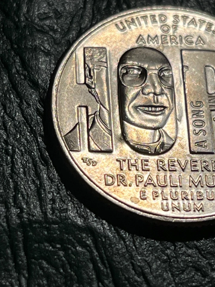 New 2024-P HOPE QUARTER Error Bold Strike Through, both Obverse and Reverse. BU - Image 4 of 4