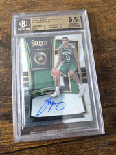 Jason Tatum 2017 JERSEY AUTO # 15/199 BGS 9.5 / 10 CELTICS GEM MINT.