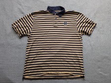 Vintage Notre Dame Fighting Irish Shirt Mens Large Navy NCAA Golf Ashworth 90s
