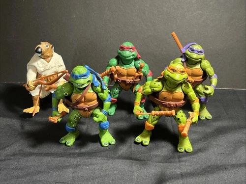 TMNT Movie Star Vintage Reissue 2020 Lot Of 5 Action Figures Playmates Toys
