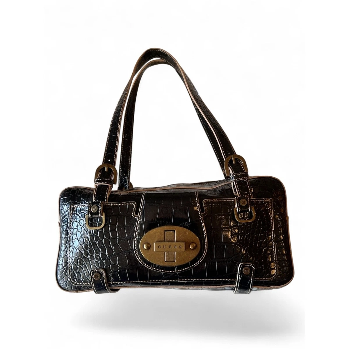 GUESS Black Patent Bags & Handbags for Women for sale | eBay