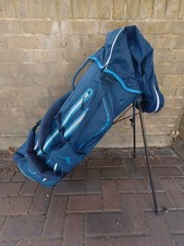 Mizuno K1-LO Stand Golf Bag Black/Blue 4-Way Divider - Free Delivery