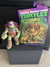 Teenage Mutant Ninja Turtles Battle Shell Figure Michelangelo 2013 & Flingers