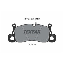 Textar Bremsbelagsatz Bremsklötze vorne 23738707 26334 2633415904