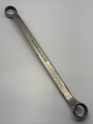 Barcalo Buffalo 1/2  X 9/16  12 Point Offset Double Box End Wrench Vintage USA