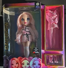 Rainbow High Bella Parker Set  Extra Outfit and Shoes Never Removed From Box