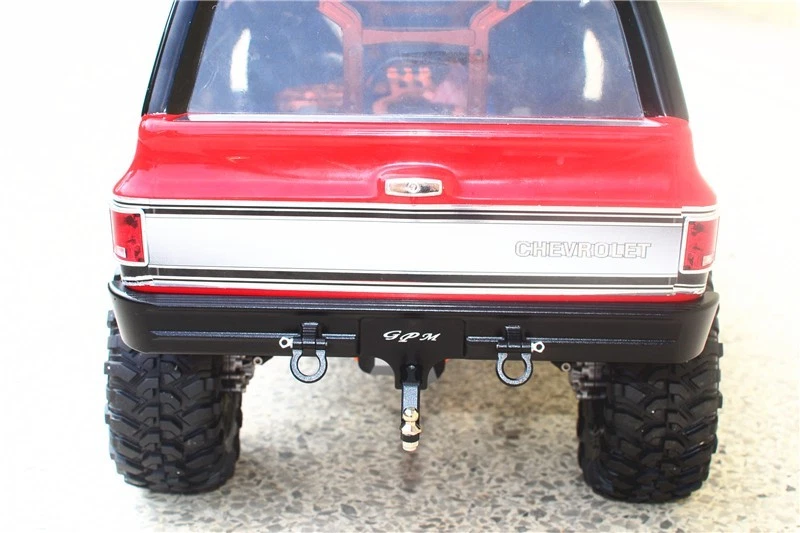 Suporte de para-choque traseiro de liga GPM + anéis D + gancho de reboque para blazer TRAXXAS 1/10 TRX-4 - Imagem 4 de 4