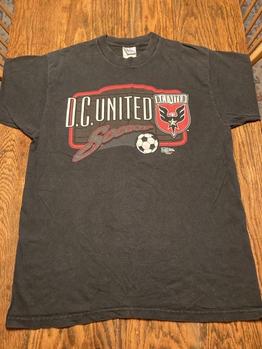 Vintage 1998 MLS DC United Pro Player T-shirt USA Made Size Large RARE